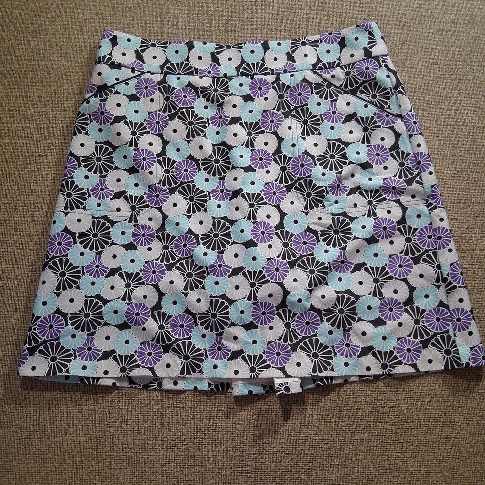 Peter Millar Alice Golf Skort Print UPF 50+ Performance Size 4